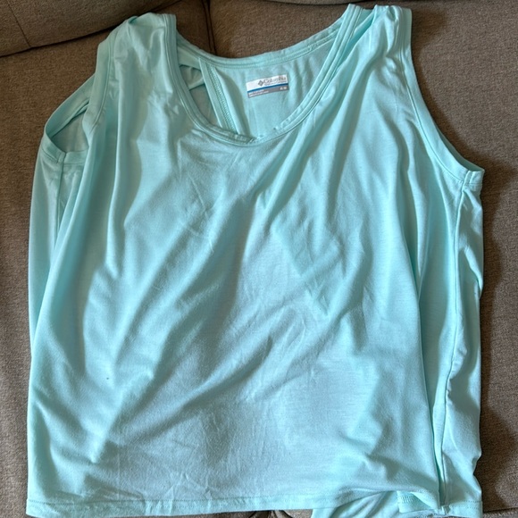 Columbia teal wrap tank in Med - Picture 4 of 6